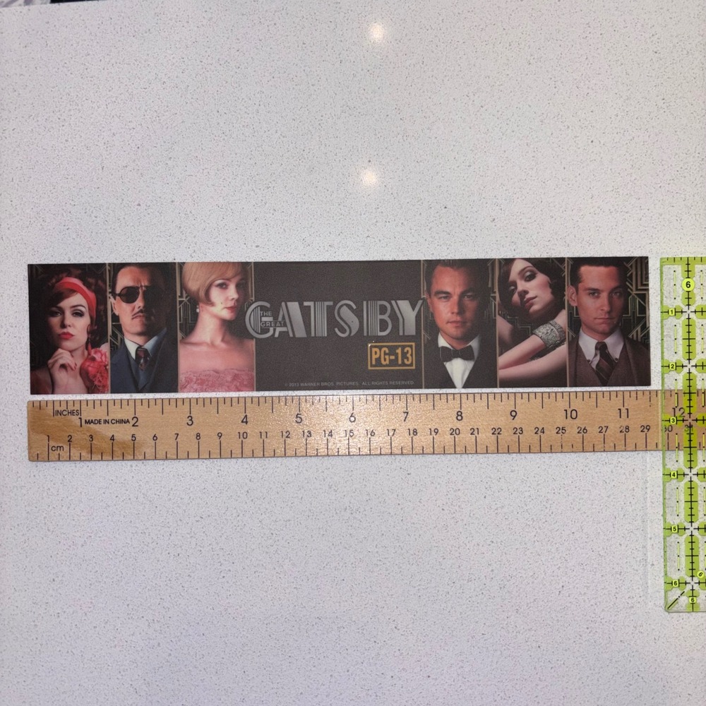 The Great Gatsby 2013‎ Movie Promo Mylar Poster Leonardo DiCaprio Tobey Maguire